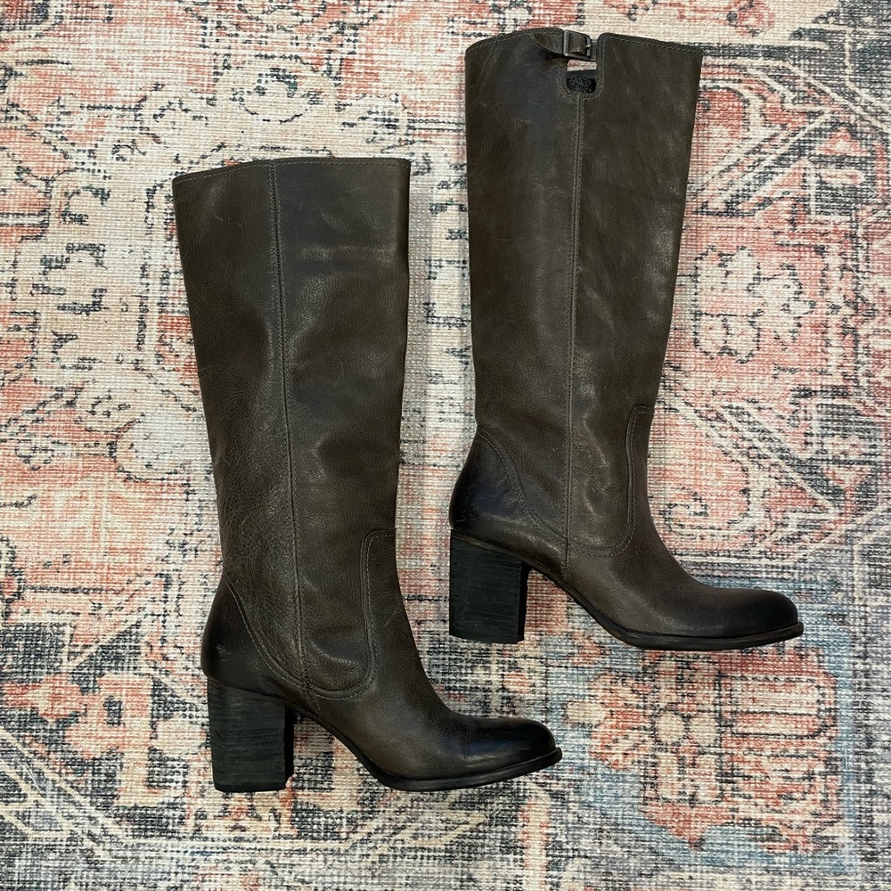 Knee High Leather Boots